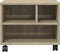 vidaXL - Printerkastje - met - wielen - 41x32x34,5 - cm - sonoma - eikenkleurig