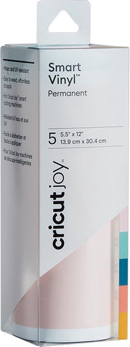 Cricut Joy Smart Vinyl Permanent 14x30cm – Beachside (5 vellen)