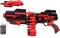 Tack Pro® Rattle Belt X set met 40 darts en accessoires - Rood/Zwart - 50cm