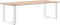 vidaXL - Eettafelpoten - 2 - st - T-vormig - 70x35x(72-73) - cm - staal - wit