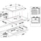 Whirlpool AKTL 629/NB1 - Gaskookplaat - 4 zone(s) - Wit 59 cm Ingebouwd