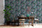 Noordwand Behang Tropical Flowers groen