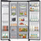 Samsung RS70F66KCFEF - Amerikaanse koelkast - 635 liter - RVS matzwart - Smart bediening