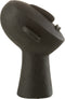 J-Line decoratie Figure Gezicht - polyresin - zwart