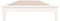 vidaXL - Bedframe - massief - grenenhout - wit - 100x200 - cm