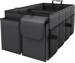 LUFT Kofferbakorganizer - Opbergbox met Compartimenten - Waterdicht en Antislip - Zwart
