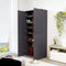 vidaXL - Schoenenkast - 80x39x178 - cm - bewerkt - hout - grijs