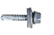 Schroefdoos CELO 7301 Ø 6,3 x 25 mm Met sluitring Zeshoekig Boor (250 Stuks)