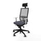 Bureaustoel met hoofdsteun Piqueras y Crespo 4B066G1 Donker grijs