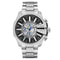 Diesel MEGA CHIEF SLIM - Polshorloge - Chronograaf - Zilverkleurig 48 mm