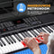 Finesse® New Orleans Lights - Keyboard Piano - 61 Toetsen - Toetsverlichting - Statief & Accessoires