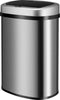 Automatische Prullenbak - Sensorprullenbak - 50 Liter - Zilver - Rechthoek