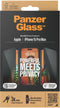 PanzerGlass - Apple iPhone 15 Pro Max - Ultra Wide Fit Privacy - Geharde glas screenprotector