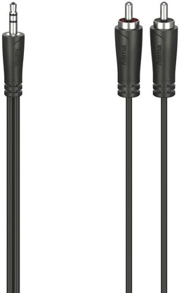 Hama 00205110 - 3.5mm naar RCA kabel - 150cm - Zwart