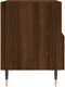 vidaXL - Nachtkastjes - 2 - st - 40x35x47,5 - cm - bewerkt - hout - bruin - eikenkleur