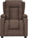 vidaXL Fauteuil verstelbaar stof taupe