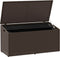 vidaXL - Tuinbox - 110x50x58 - cm - poly - rattan - bruin