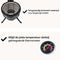 Aviro Kamado BBQ Egg - Houtskoolbarbecue - Ø 27 CM - Zwart