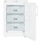 Liebherr GP121321 - Vrijstaande vrieskast - 98 liter - 3 vriesladen - FrostProtect - FrostSafe - SuperFrost - VarioSpace - LCD display