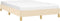 vidaXL - Bedframe - zonder - matras - 120x190 - cm - stof - crèmekleurig