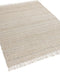 AFRIN - Laagpolig vloerkleed - Lichtbeige - 140 x 200 cm - Katoen