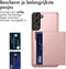 imoshion Hoesje Geschikt voor Samsung Galaxy S22 Hoesje - Ruimte voor 2 pasjes - imoshion Backcover met pasjeshouder - Rosé Goud