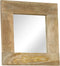 vidaXL - Spiegel - 50x50 - cm - massief - mangohout
