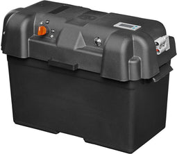 ProPlus Accubak 35x18x23cm - 2x USB - 1x 12V stekkerdoos - Voltmeter - 2x Anderson stekker - Batterybox