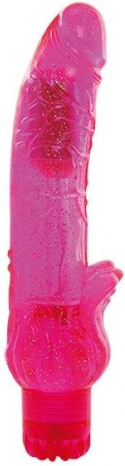 TOYZ4LOVERS - JAMMY JELLY FLAME GLITTER PINK VIBRATOR