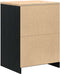 vidaXL - Garagekast - 60x51x85 - cm - massief - grenenhout - zwart