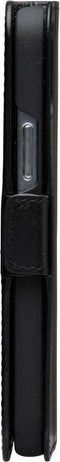 Dbramante1928 Copenhagen Slim - Flip cover - Leer - RFID protectie - Zwart