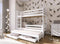 LUK - Stapelbed - 90x200cm - te splitsen tot 2 losse bedden - wit