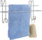 Metaltex - Handdoekrek radiator - Handdoekhaak - Handdoekhouder - Zilver - Ophangen zonder boren - 39 x 15 x 20 cm