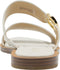 Michael Kors Summer Sandal - Dames Slippers - Goudkleurig logo - Wit (maat 36)