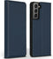 Accezz Samsung Galaxy S21 - Book Case - Echt Nappa leer met pasjeshouder - Donkerblauw