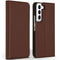 Accezz Galaxy S22 Plus - Premium Leather Slim Bookcase - Echt Nappa leer - Bruin