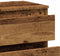 vidaXL - Dressoir - 60x35x70 - cm - bewerkt - hout - oud - houtkleurig