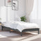 vidaXL - Bedframe - massief - grenenhout - grijs - 90x190 - cm