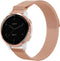 iMoshion Milanees magnetisch 18 mm bandje - Geschikt voor Garmin Vivoactive 4s / 3s – Garmin Venu 2s – Garmin Vivomove 3s – Fossil Gen 6 / 5e - Rosé Goud