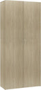 vidaXL - Schoenenkast - 80x35,5x180 - cm - bewerkt - hout - sonoma - eikenkleurig