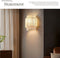 tectake® Wandlamp Lignea Lux - Muurlamp Boho Stijl - Jute - 40W - 12 x 23 x 25,5 cm - E14 - IP20