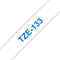 TZ-133 12mm - blue on transparant - laminated (8m)