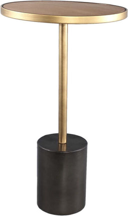 PTMD Jester Bijzettafel - H60 x Ø35 cm - IJzer - Goud