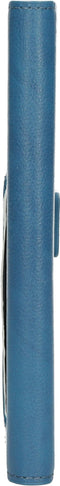 Mobiparts iPhone 12 Pro Max - Flip cover - Ruimte voor pasjes - Steel Blue