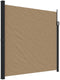 vidaXL - Windscherm - uittrekbaar - 200x500 - cm - taupe
