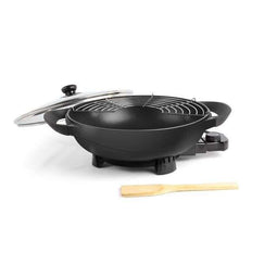 Elektrische wok - LIVOO - DOC128N - 1500W - 4L, 6 personen - Ø33 cm - Antiaanbaklaag - Regelbare...