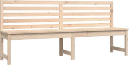 vidaXL - Tuinbank - 201,5 - cm - massief - grenenhout
