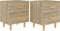 vidaXL - Nachtkastjes - 2 - st - 40x35x47,5 - cm - sonoma - eikenkleurig