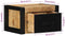 vidaXL - Nachtkastje - 40x35x25 - cm - massief - ruw - mangohout