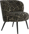 Light & Living Fauteuil Dieyda - Zwart/Wit
